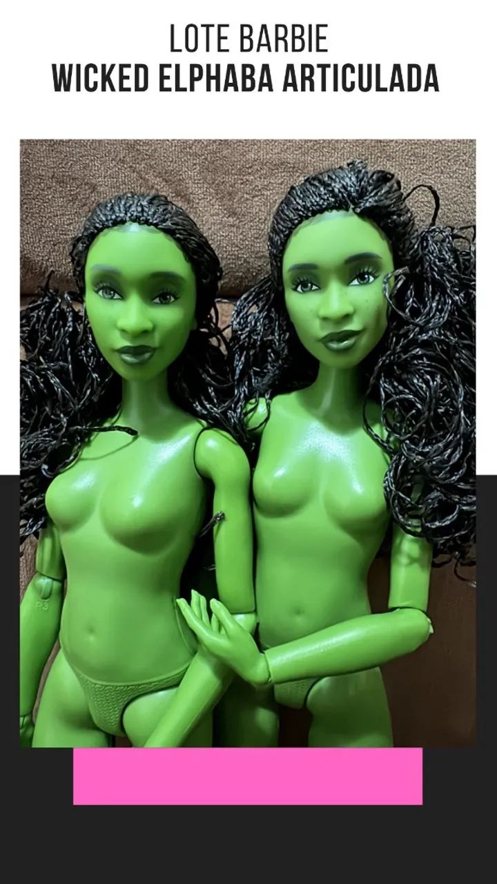  LOTE BARBIE WICKED ELPHABA ARTICULADA