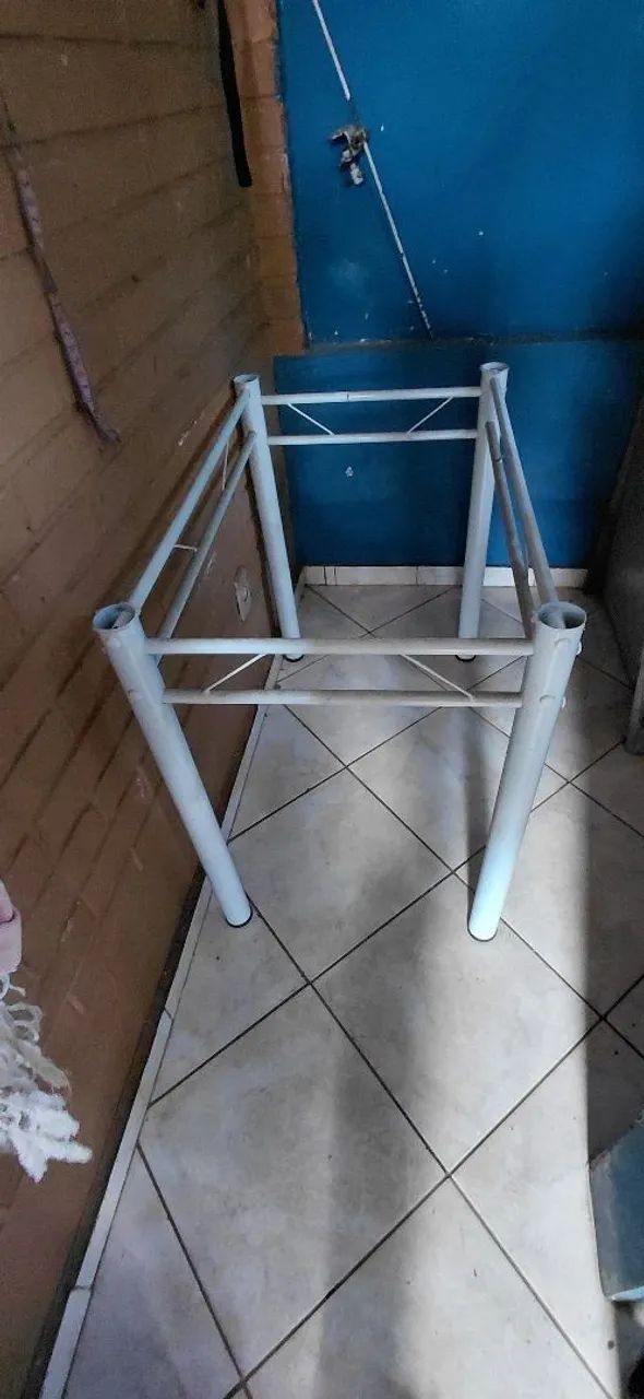PÉ SUPORTE  DE MESA DE ALUMINIO  - Foto 2