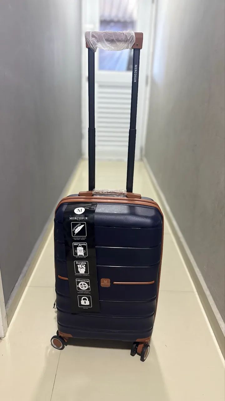 Mala de viajem que não quebra 10kg 