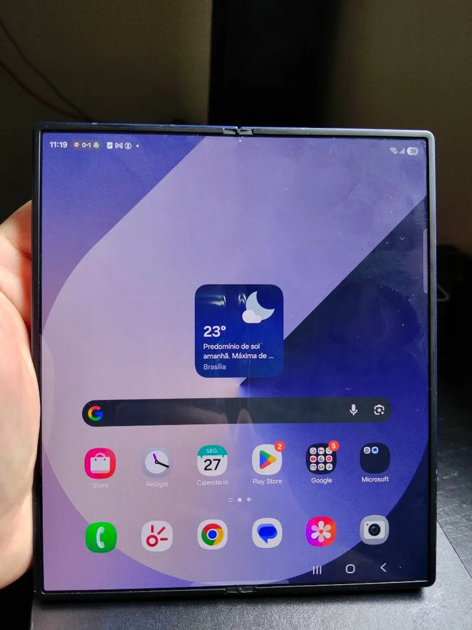 Seminovo: Samsung Galaxy Z Fold 5 512GB 12RAM Branco | Loja Fisica