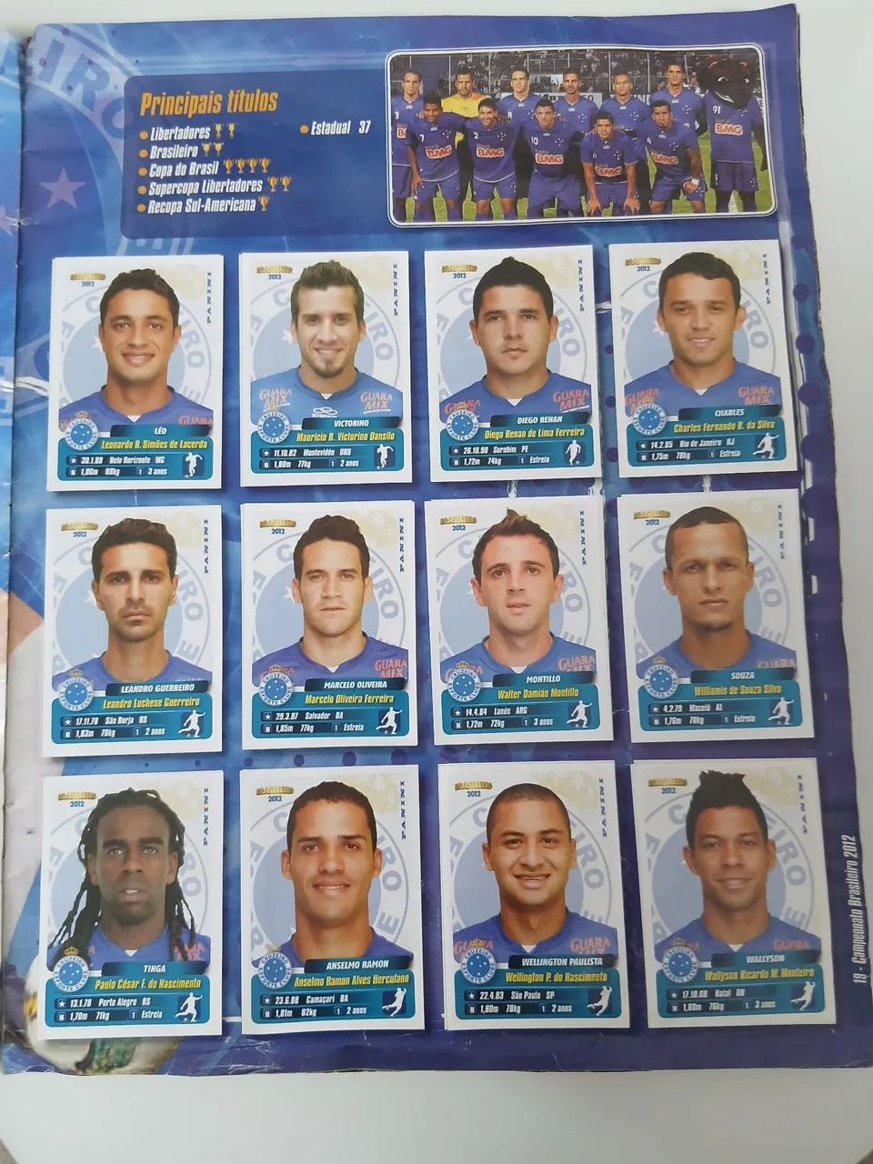 Álbum figurinha brasileiro 2012. - leia - Foto 2