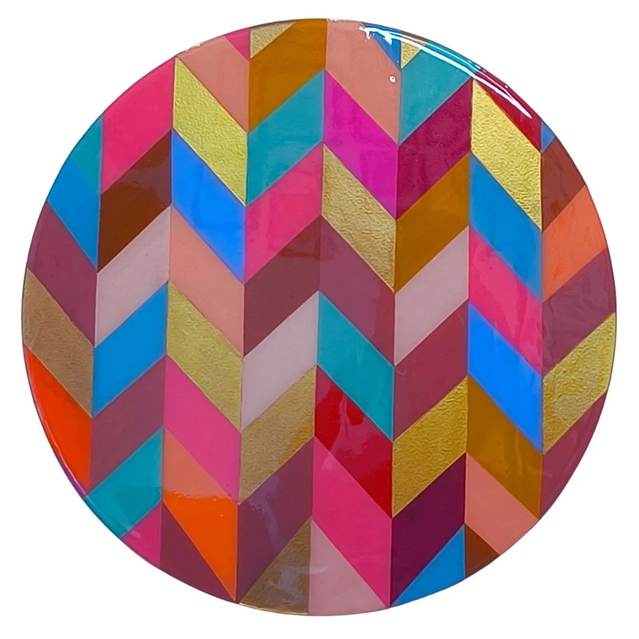 Quadro mandala em MDF com Resina 