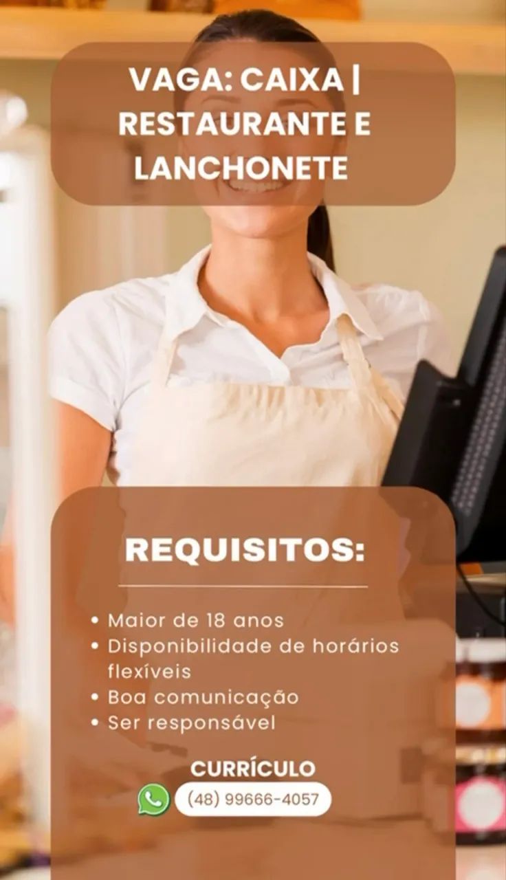 Vaga para Chapeiro (a) e para Caixa - Foto 2