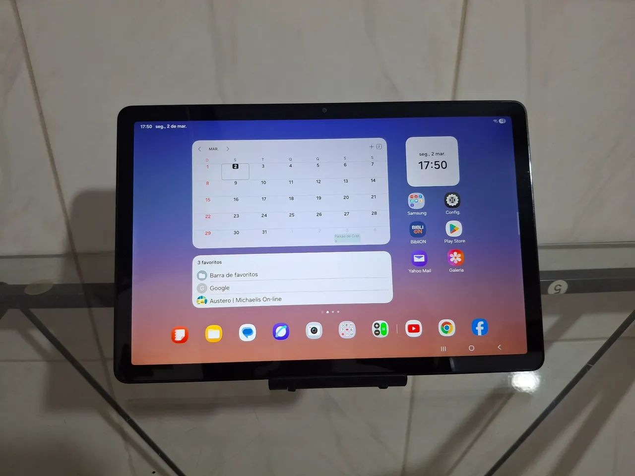 TAB A9+ Samsung, pouco uso, com NF