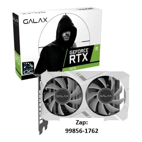 Placa de Vídeo RTX 2070 Galax White