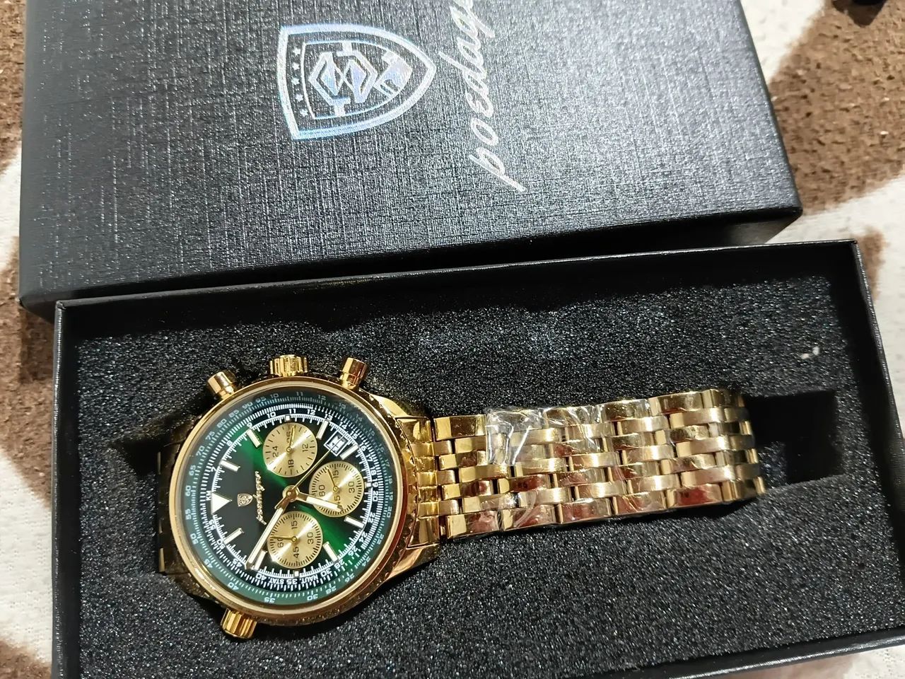 Relógio Poedagar Dourado Original