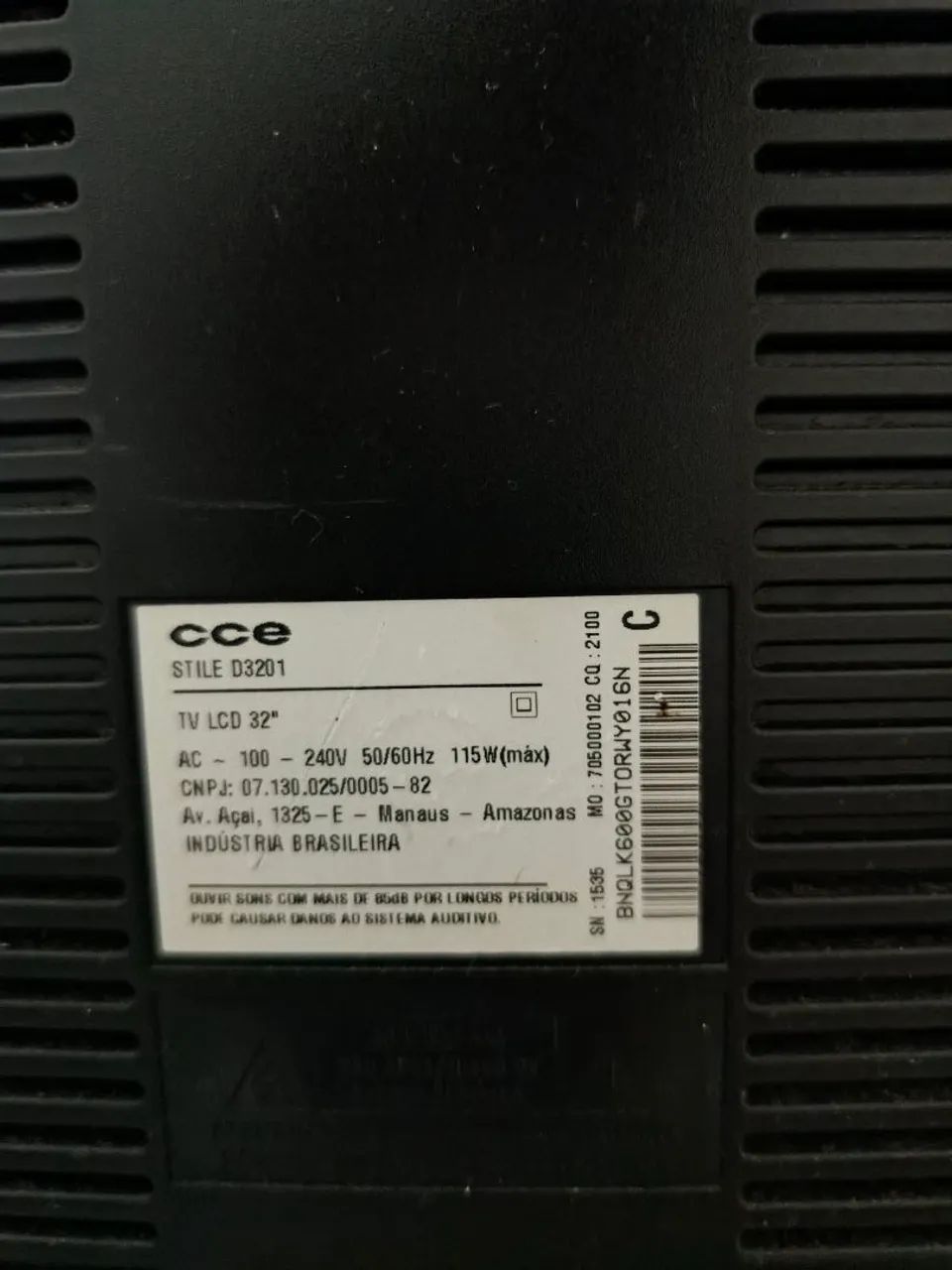 TV cce ( não é Smart) com problema - Foto 5