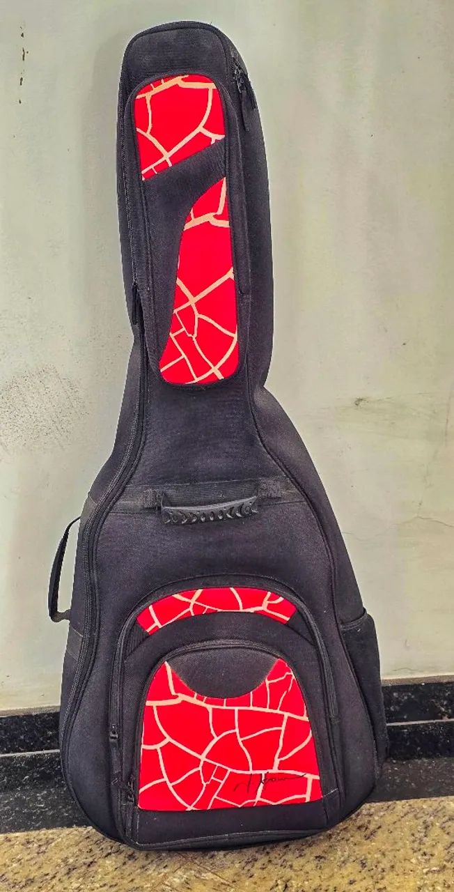 VIOLÃO EAGLE CH889 BK AÇO + CAPA ACOLCHOADA  - Foto 4