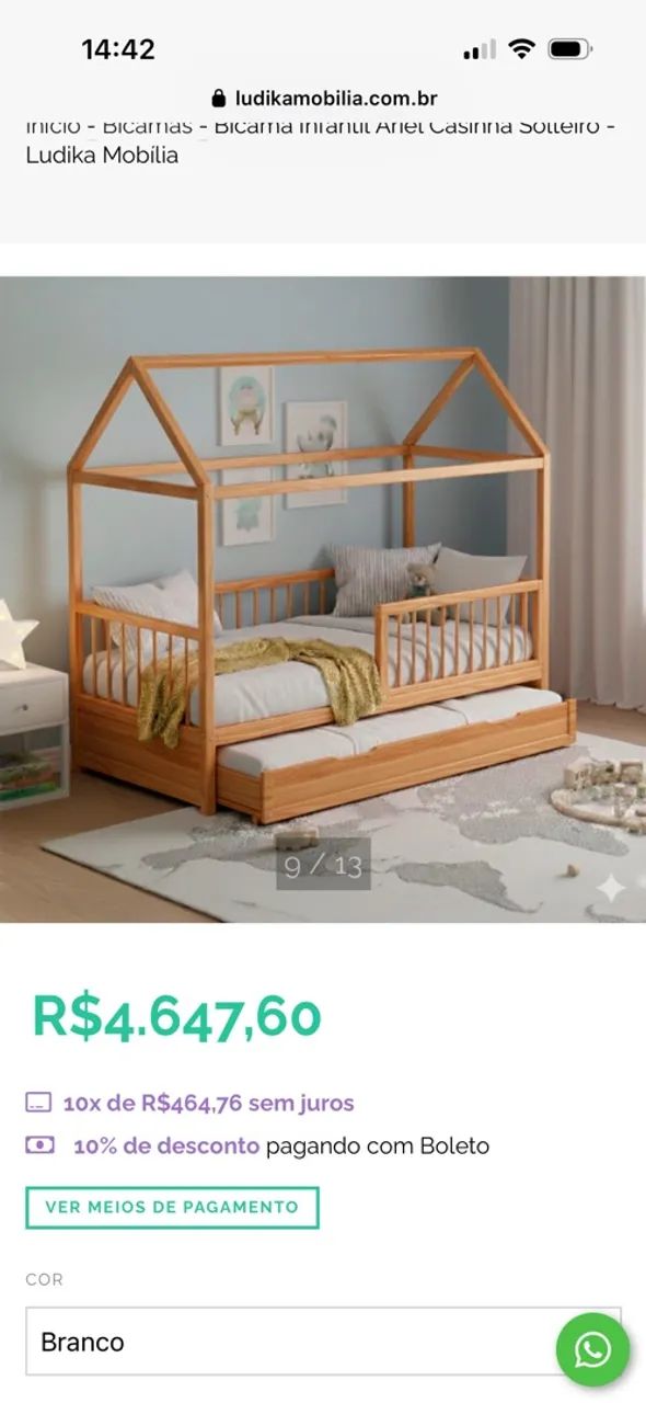 Bicama casinha  - Foto 2