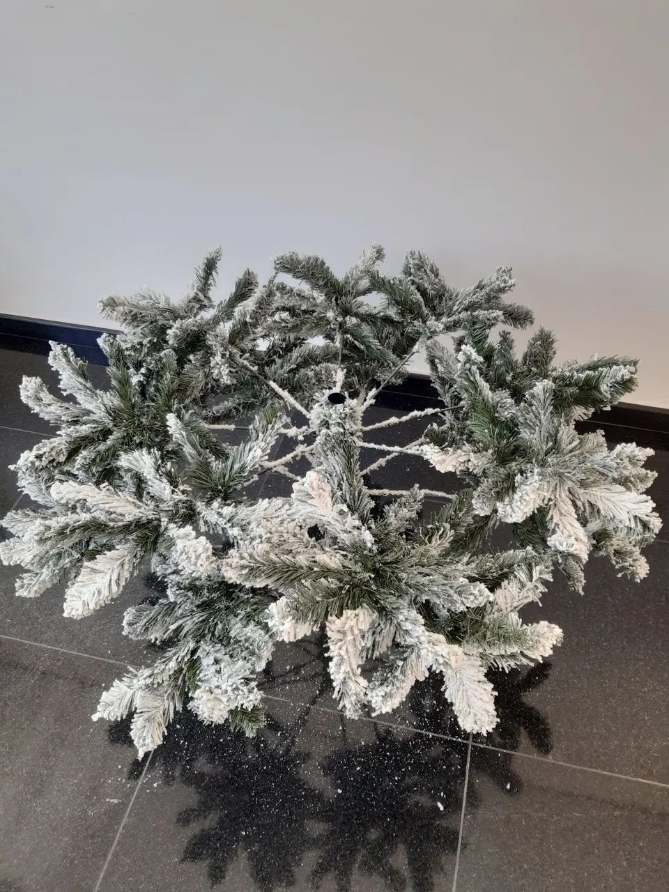 Árvore de Natal Nevada luxo  - Foto 2