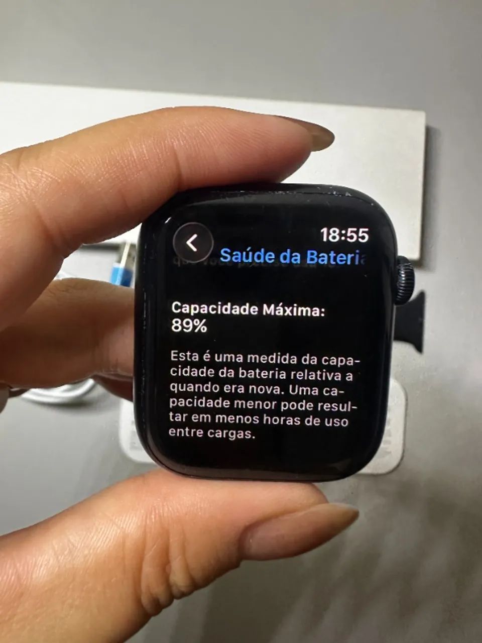 Apple Watch Series 9 45mm GPS Midnight - OLX Pay - Parcelo 3x SEM JUROS - Foto 3