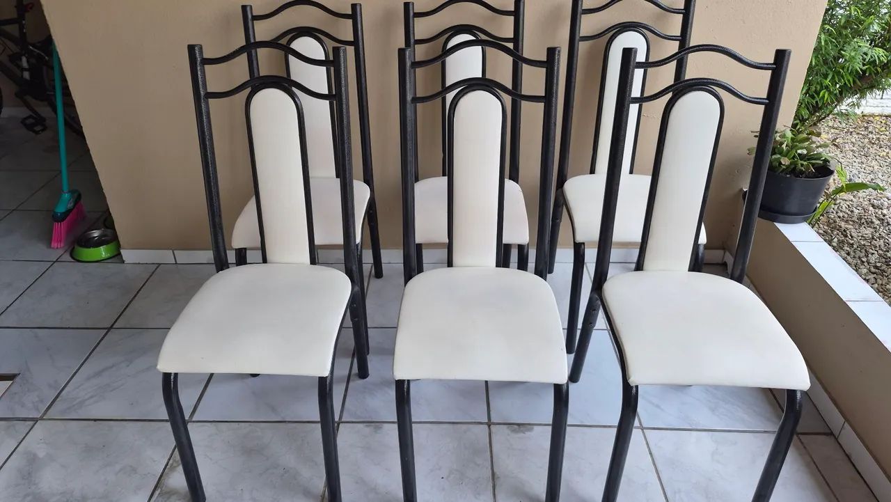 Jogo com 6 cadeiras de jantar - Foto 4
