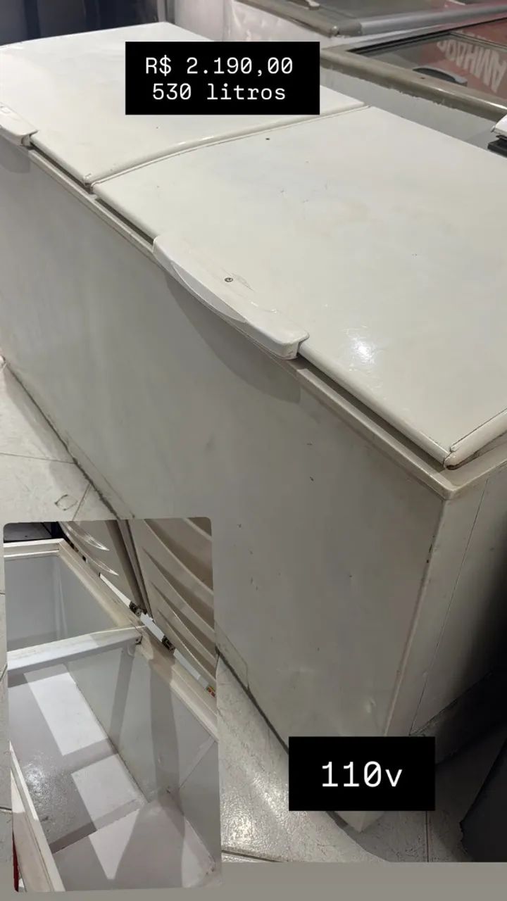 freezer duas portas top