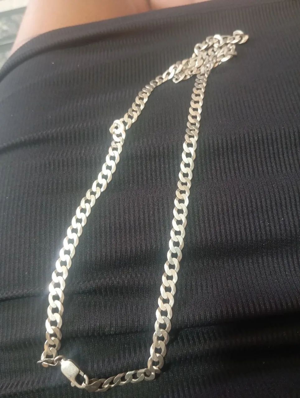 Cordão de prata aceito proposta avista