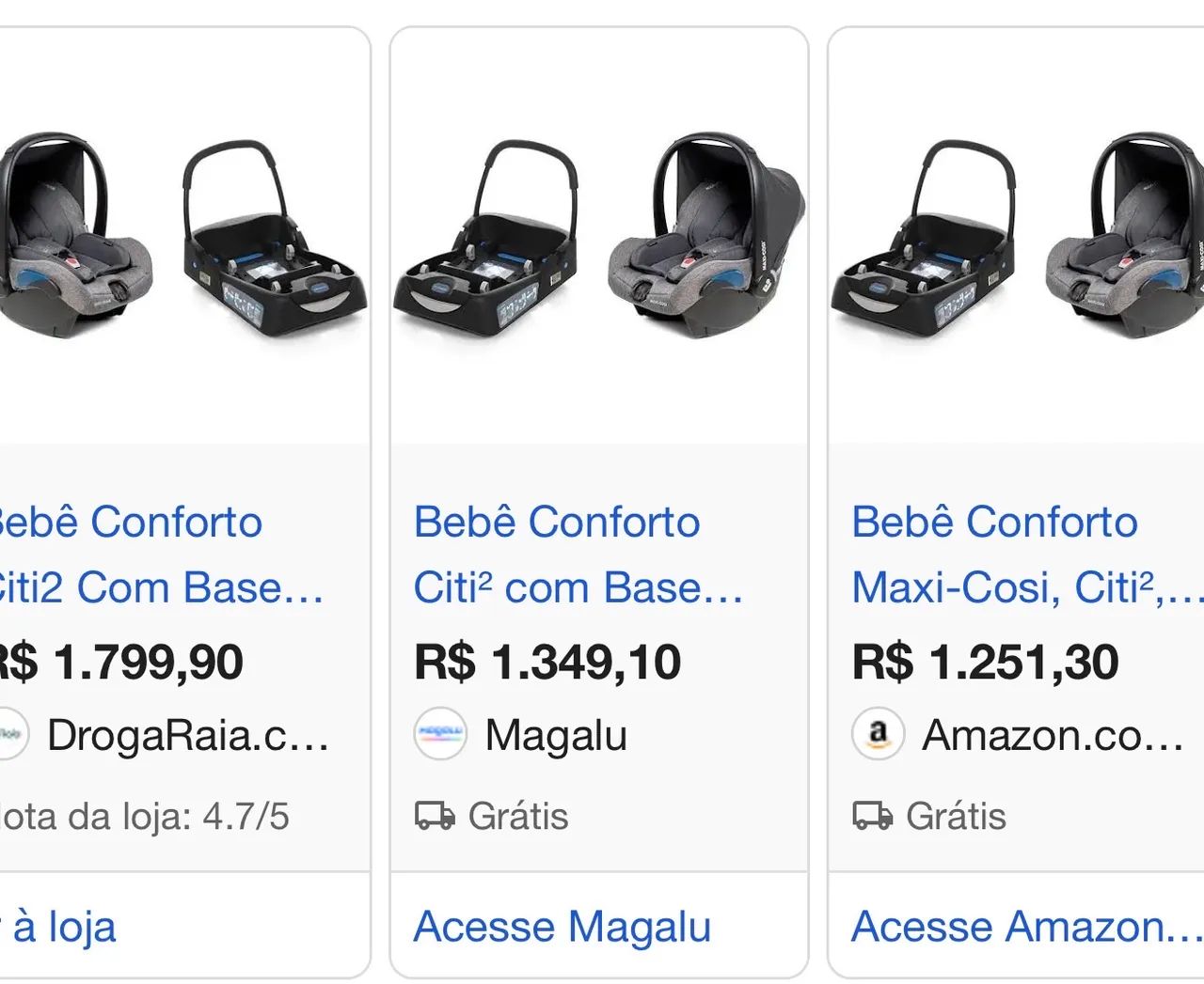 Bebê conforto Maxi Cosi  - Foto 3