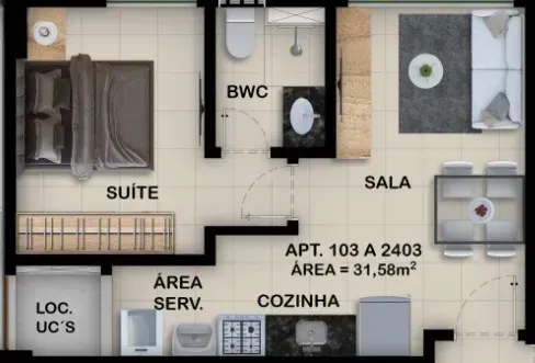 PLANTA 31m²