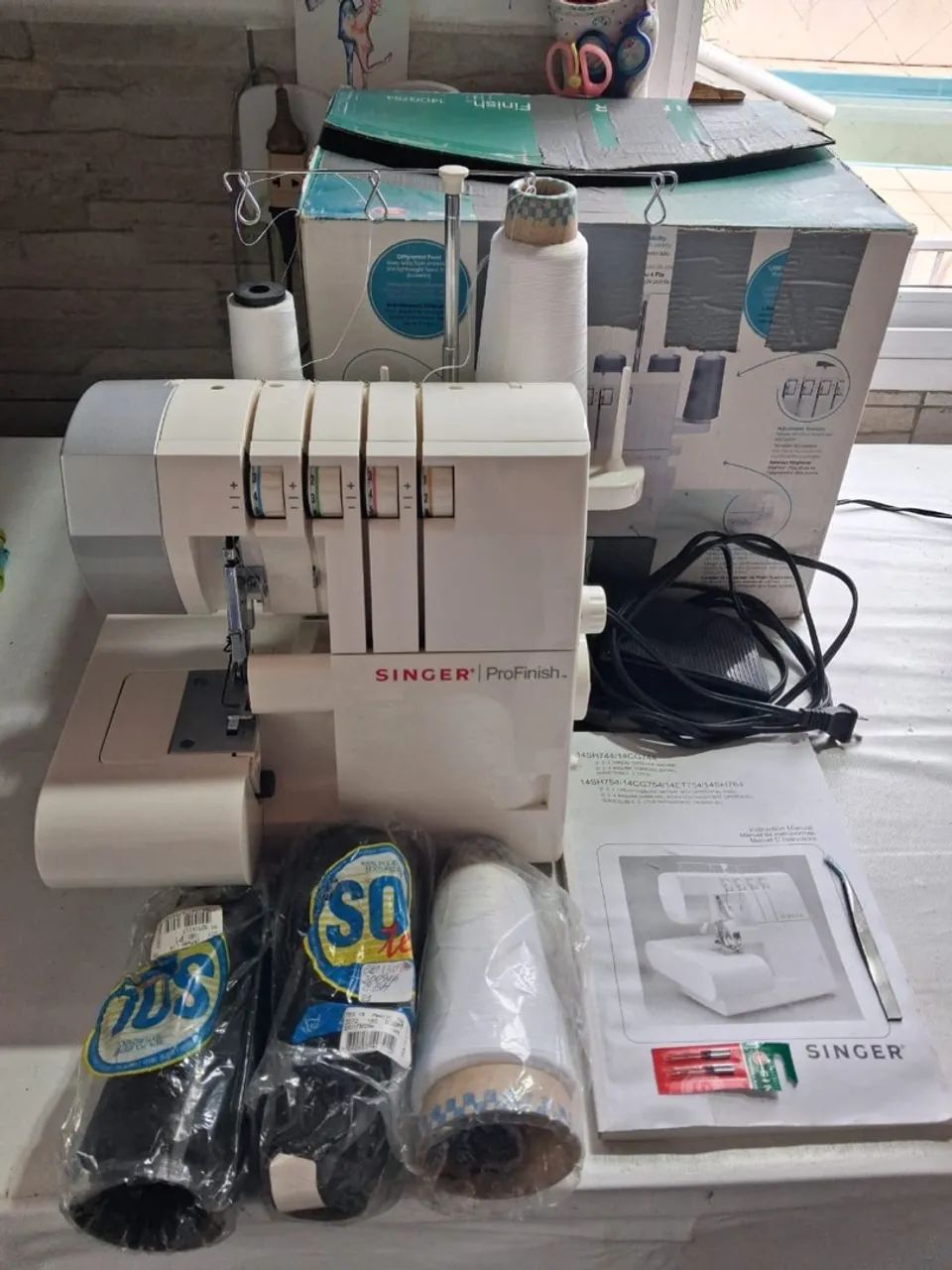 Máquina overlock singer (overloque) - Foto 2