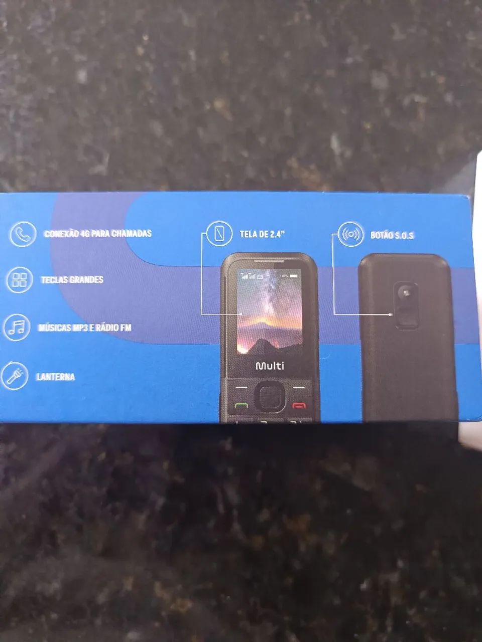 celular para idoso NOVO com base de mesa  - Foto 3