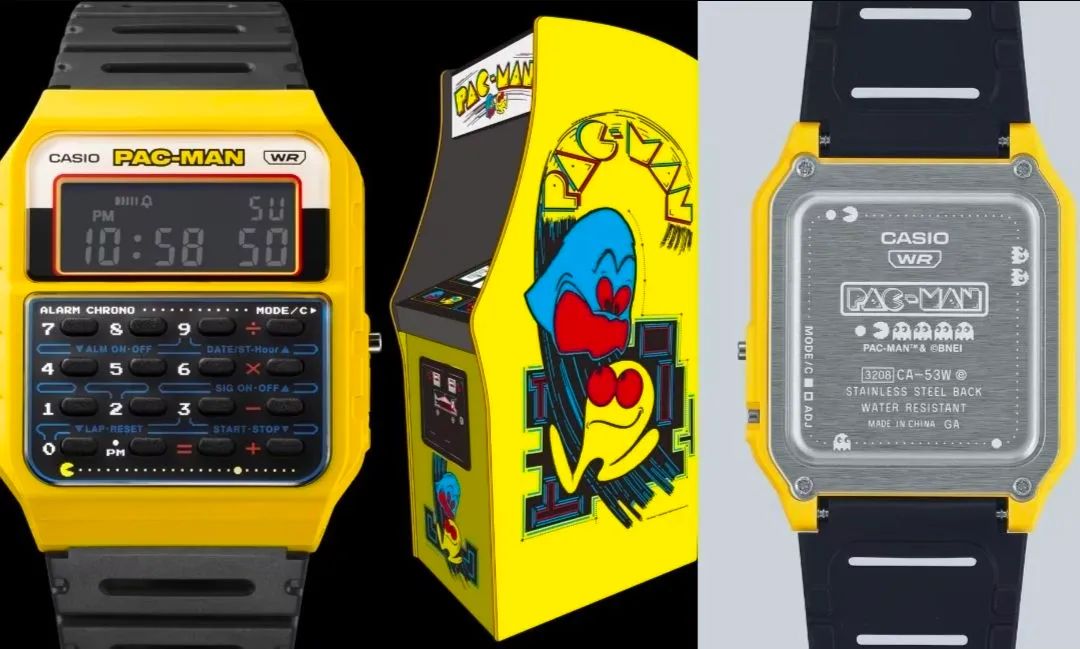 Relógio Casio PAC-MAN calculadora EDIÇÃO LIMITADA RARA NOVO - Foto 2