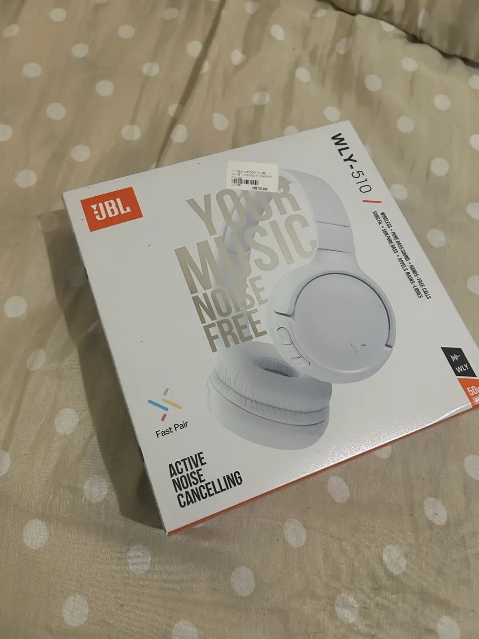 Fone JBL WLY-510 branco  - Foto 2