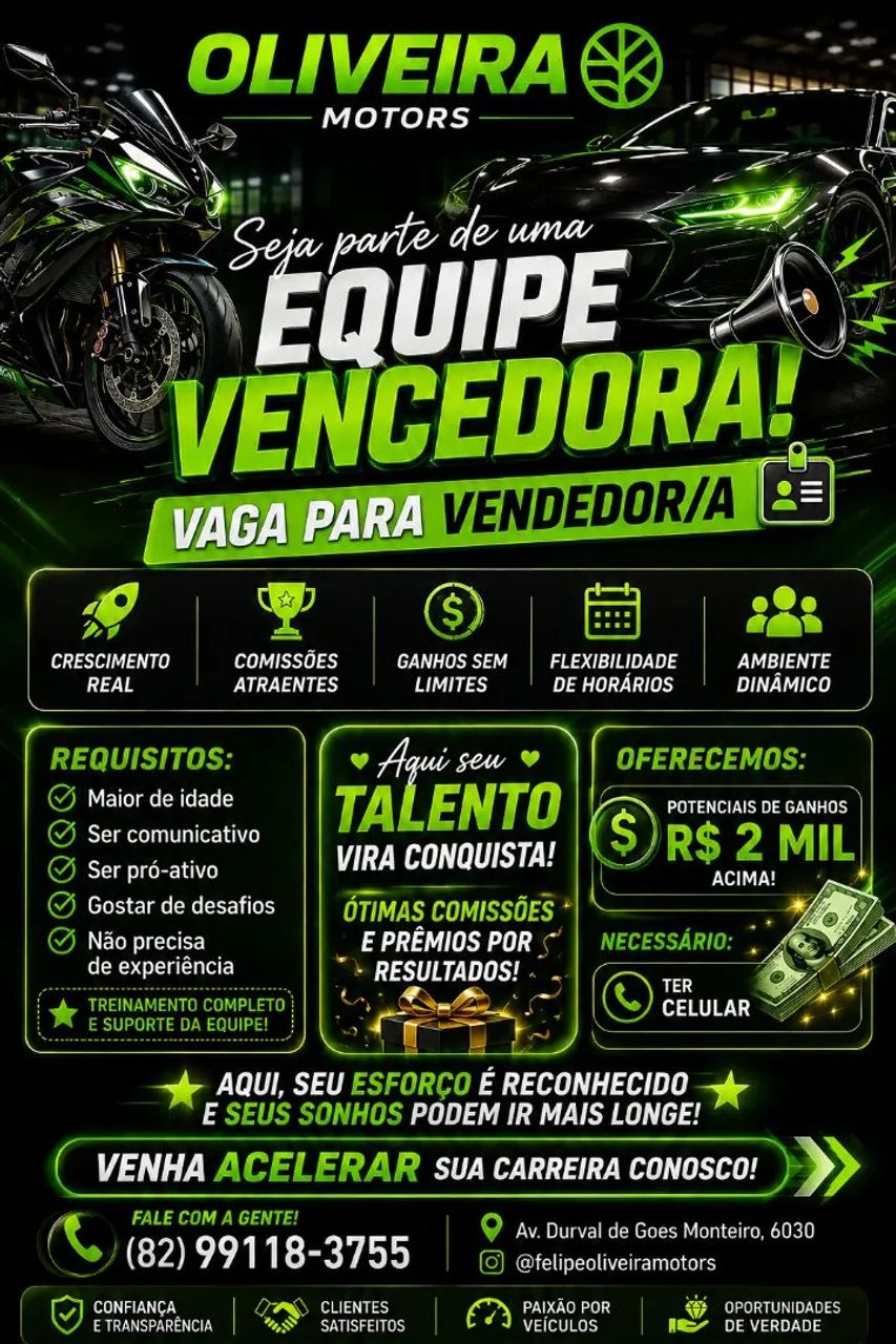 VAGA PARA VENDEDOR 