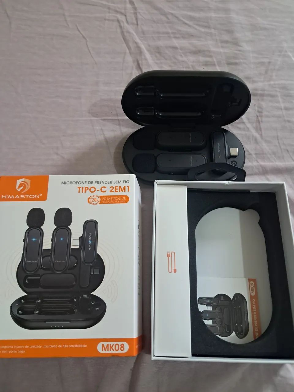 Microfones sem fio novos na caixa . - Foto 2