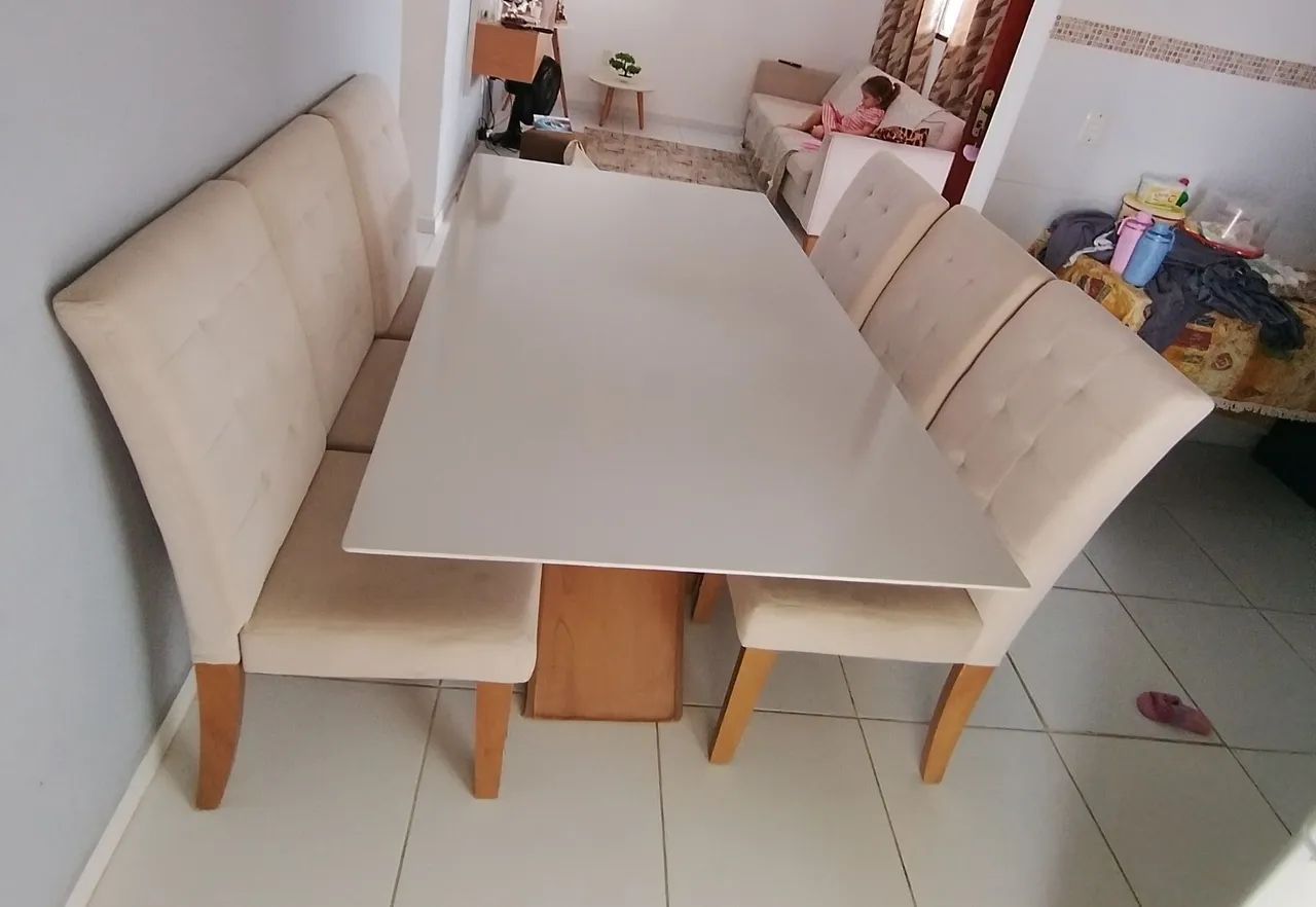 Mesa com 6 cadeiras  - Foto 4