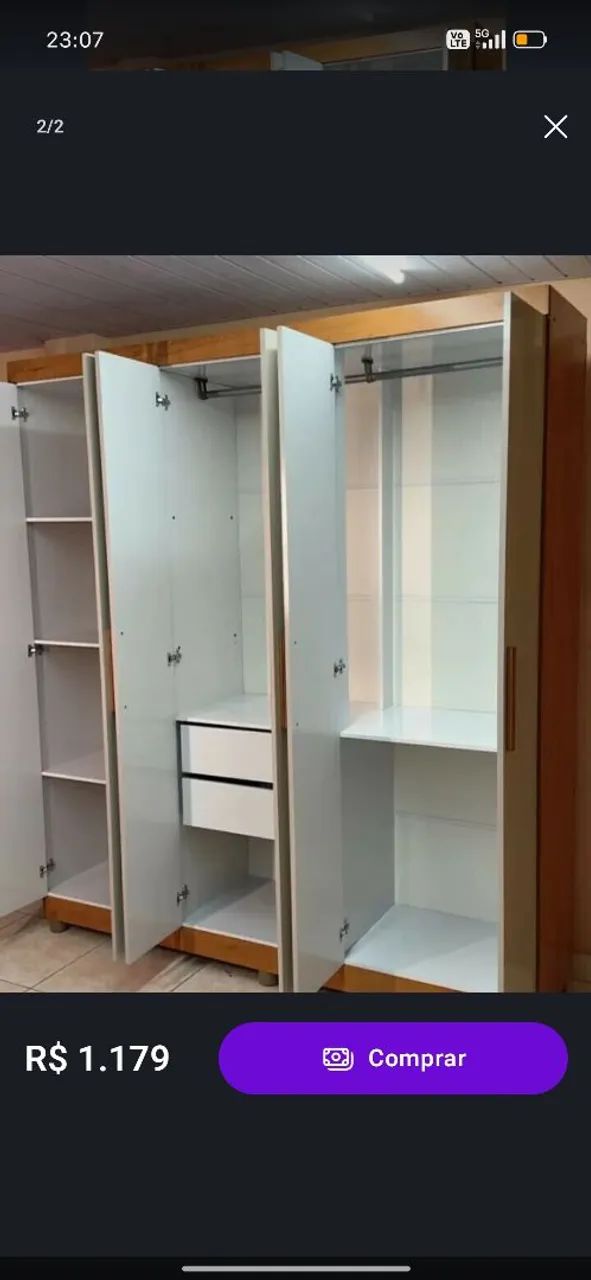 Vendo Guarda Roupa  - Foto 2