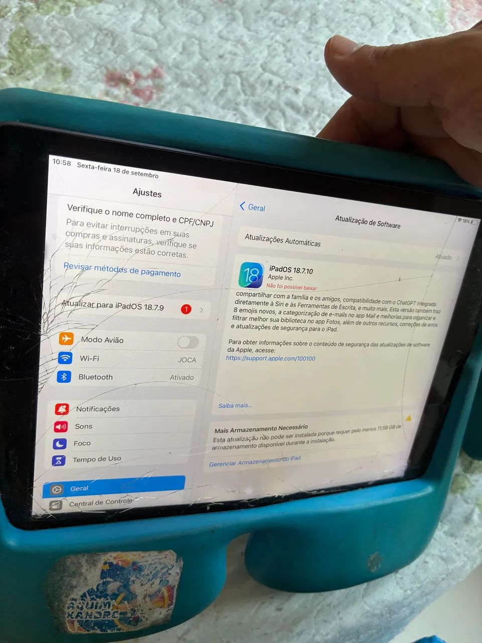 Vendo iPad 7Th trincado - Foto 3