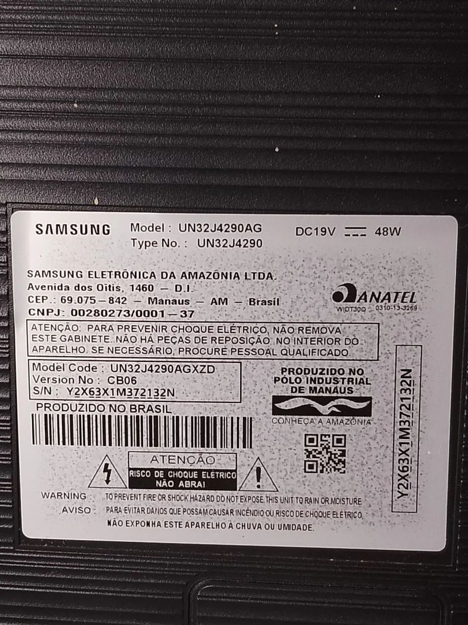 TV Samsung 32 polegadas com defeito  - Foto 2