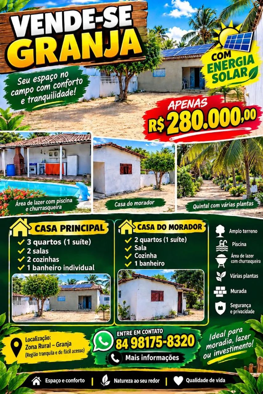 Chácara ou granja sítio 