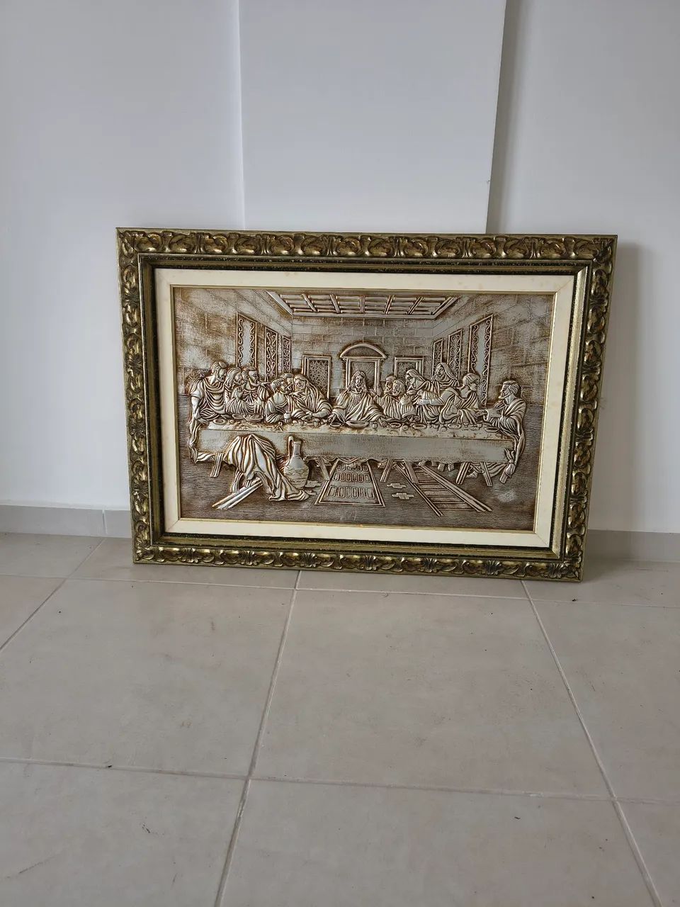 Quadro " Santa ceia" 