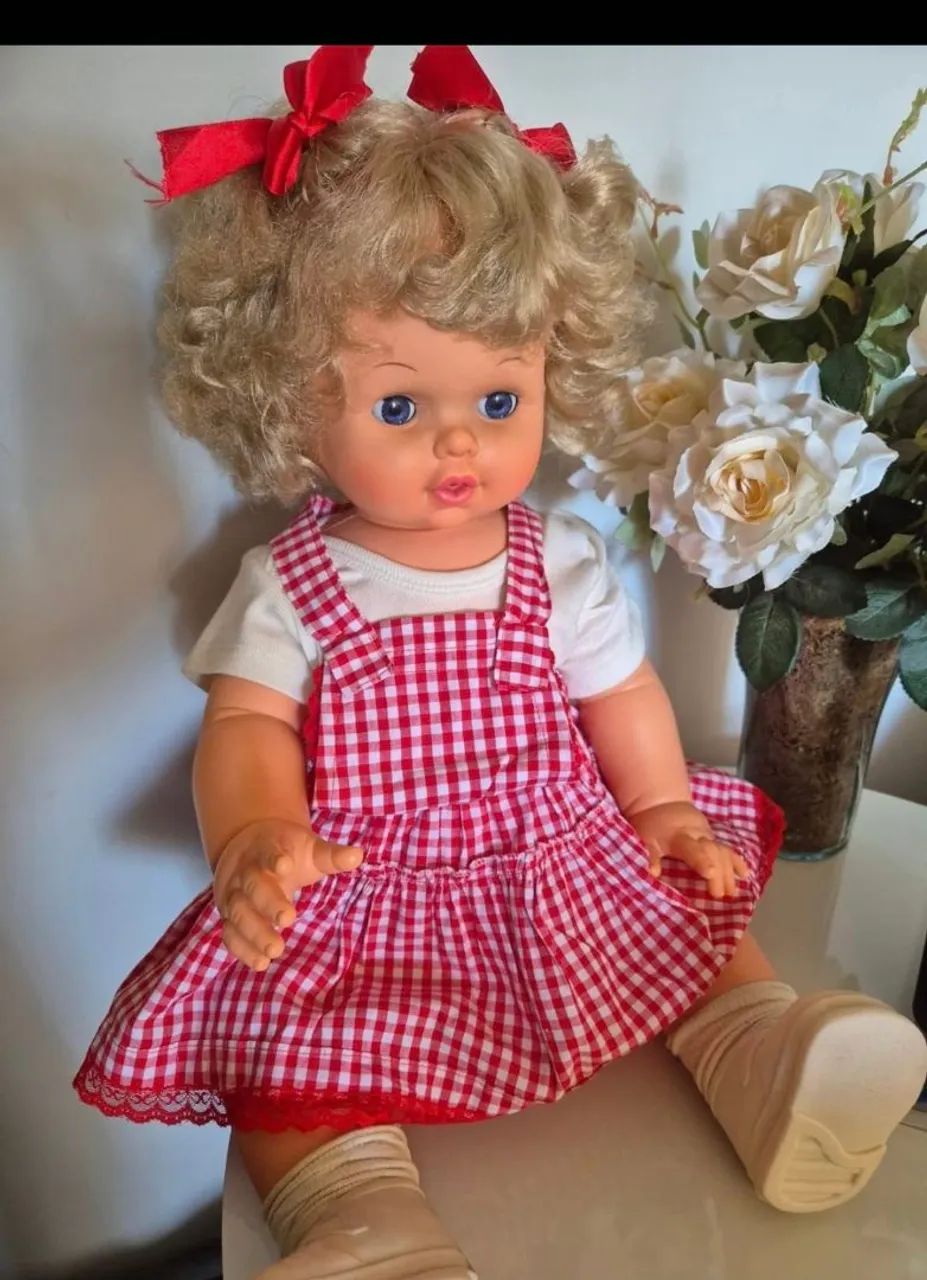 Boneca fofa antiga - Foto 4