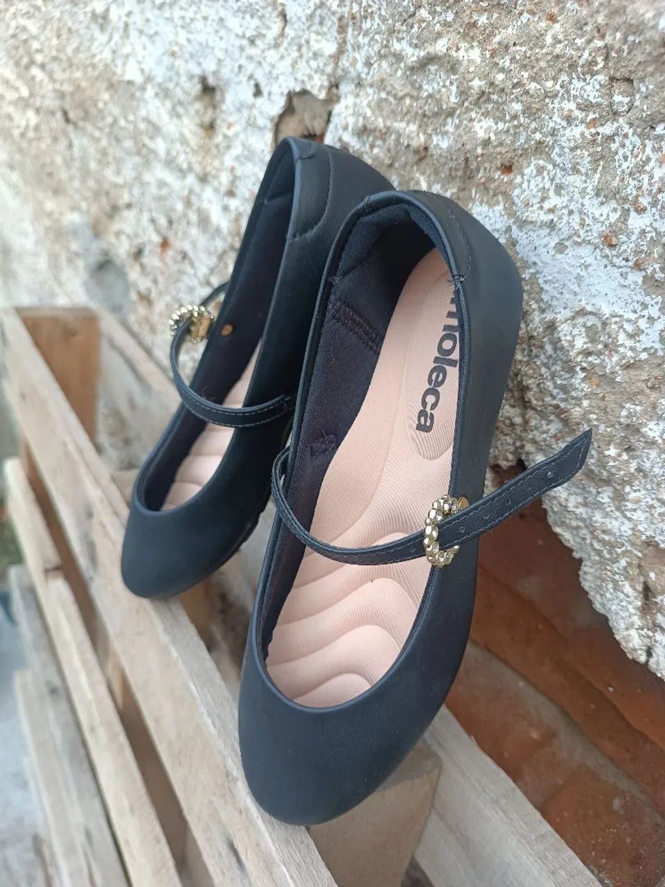 Sapatilha Moleca Preta 