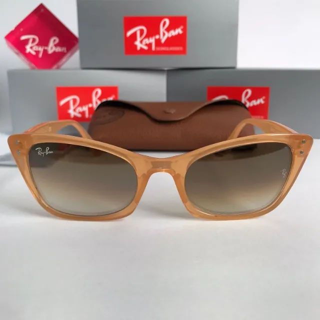 óculos de sol ray ban lady caramelo