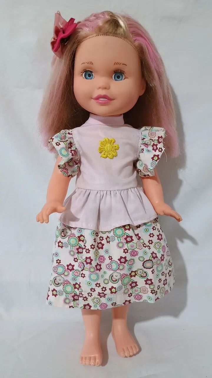 Boneca antiga LICA da  marca estrela 42 cm altura, década de 80  - Foto 2