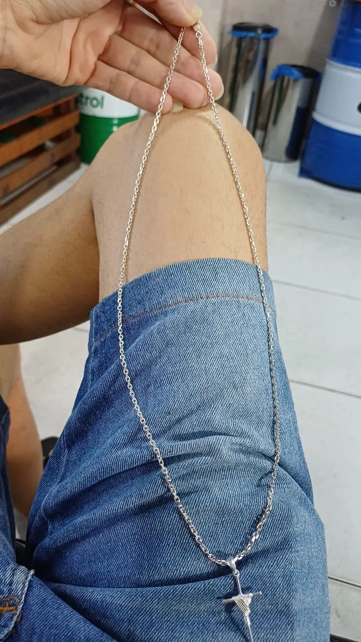 Cordão de prata 925 - Foto 3