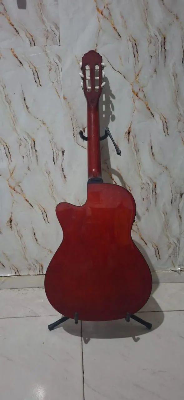 Belíssimo violão Giannini elétrico  - Foto 4