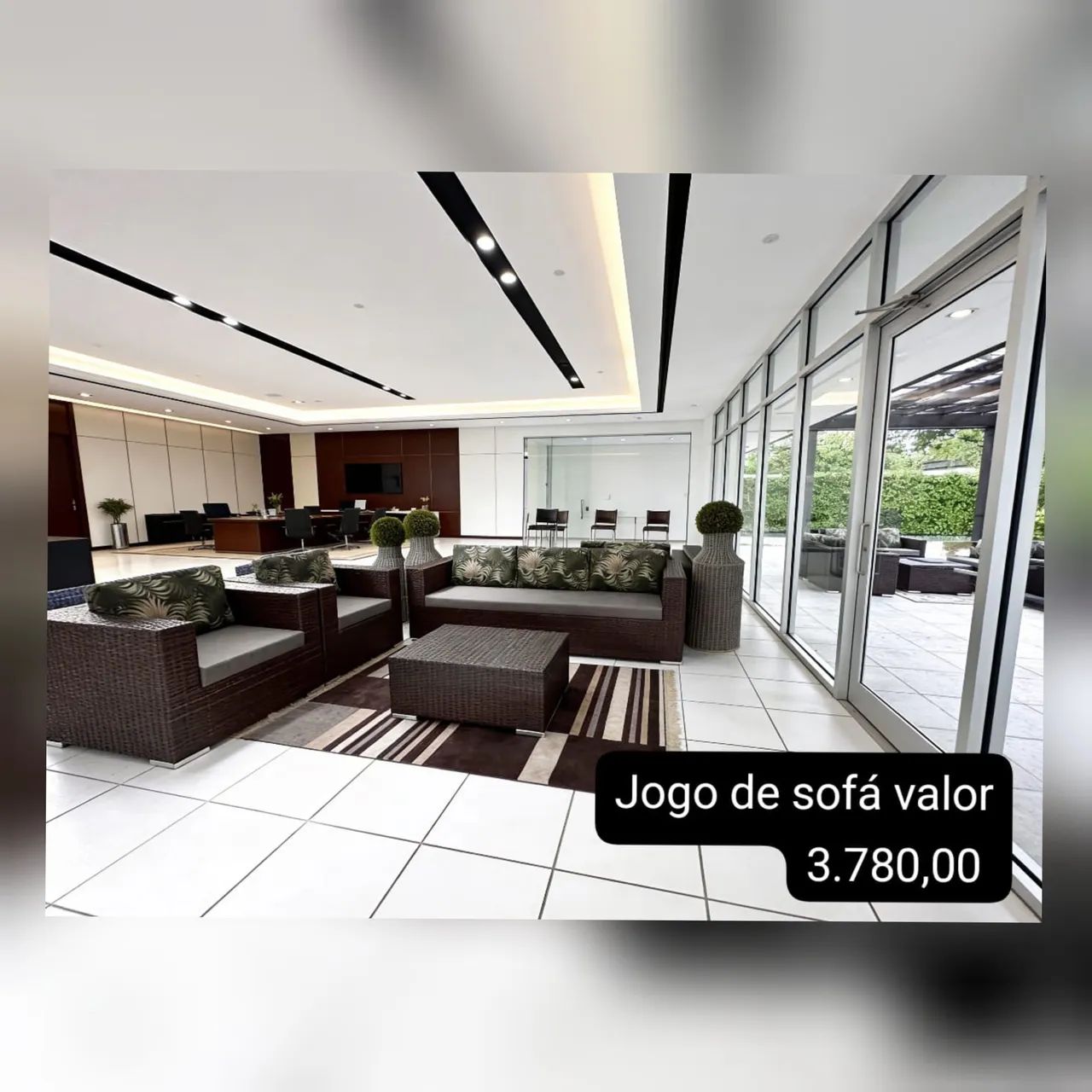 Jogo de sofá com 5 lugares 417563103399792640
