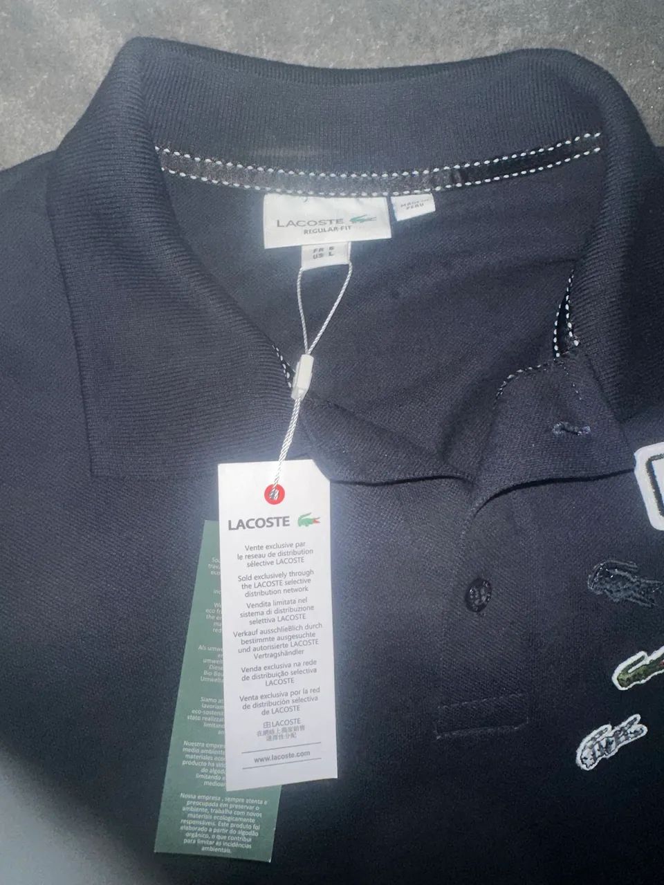 Polo Lacoste emblemas Site - Foto 2
