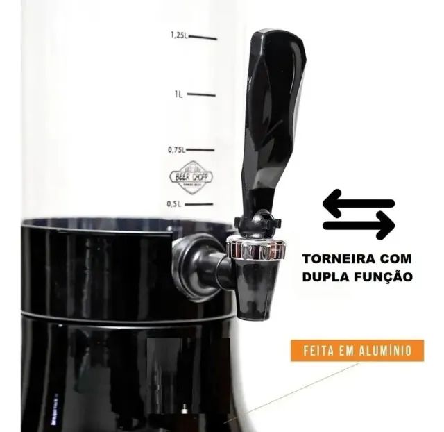 7 Torres de Chopp 2 Litros com 2 Refil Congelante cada - Foto 4