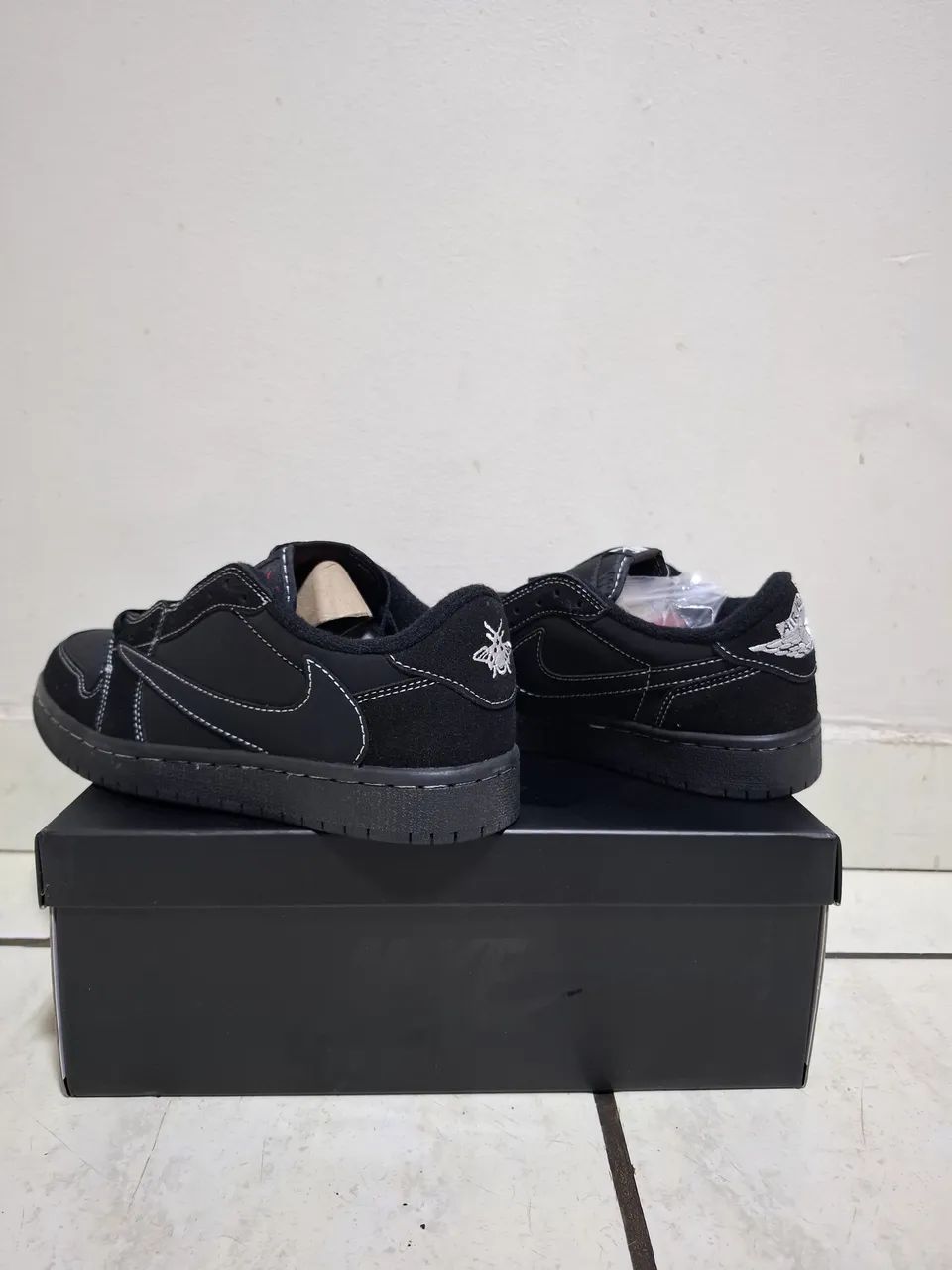 Nike Air Jordan 1 Low X Travis Scott "Black Phantom" - 40 - Foto 3