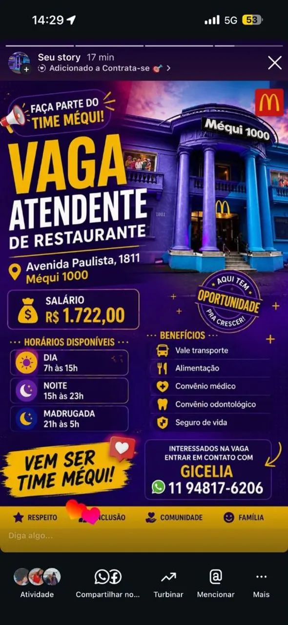 Estamos contratando 