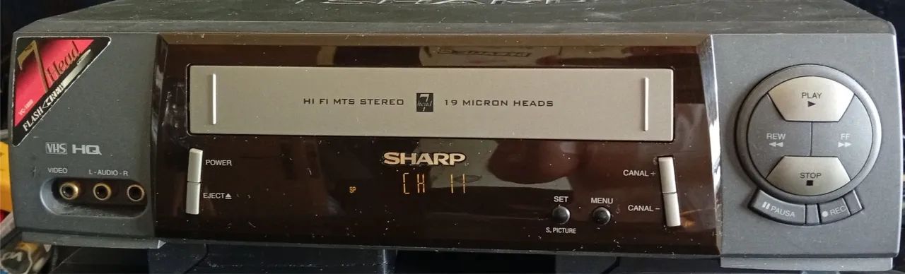Vídeo Cassete Sharp VC1899 7 Cabeças - Foto 2