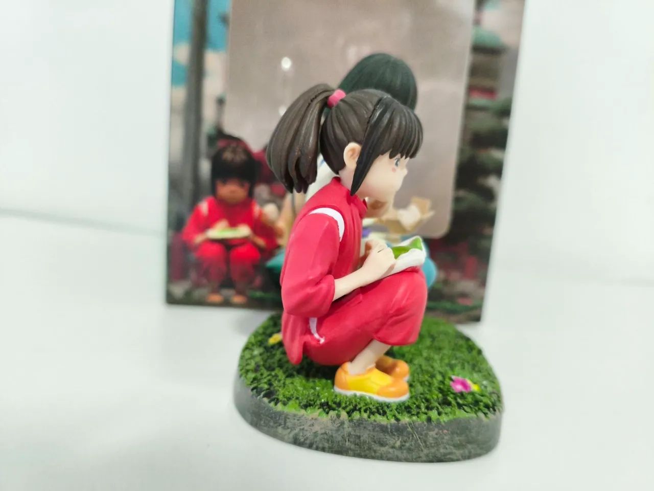 Action Figure Chihiro e Haku cena da comida material PVC  - Foto 3