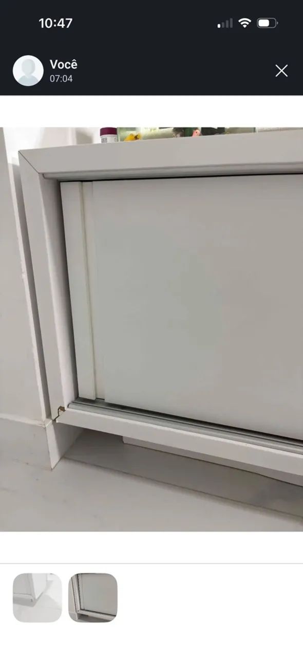 Balcão branco 2,50mx0,35cmx0,55cm - Foto 5