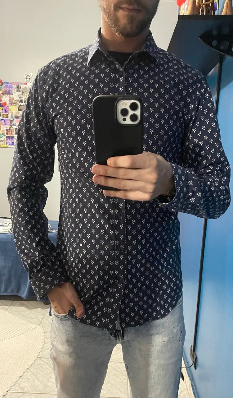 Camisa Social Masculina - Foto 4