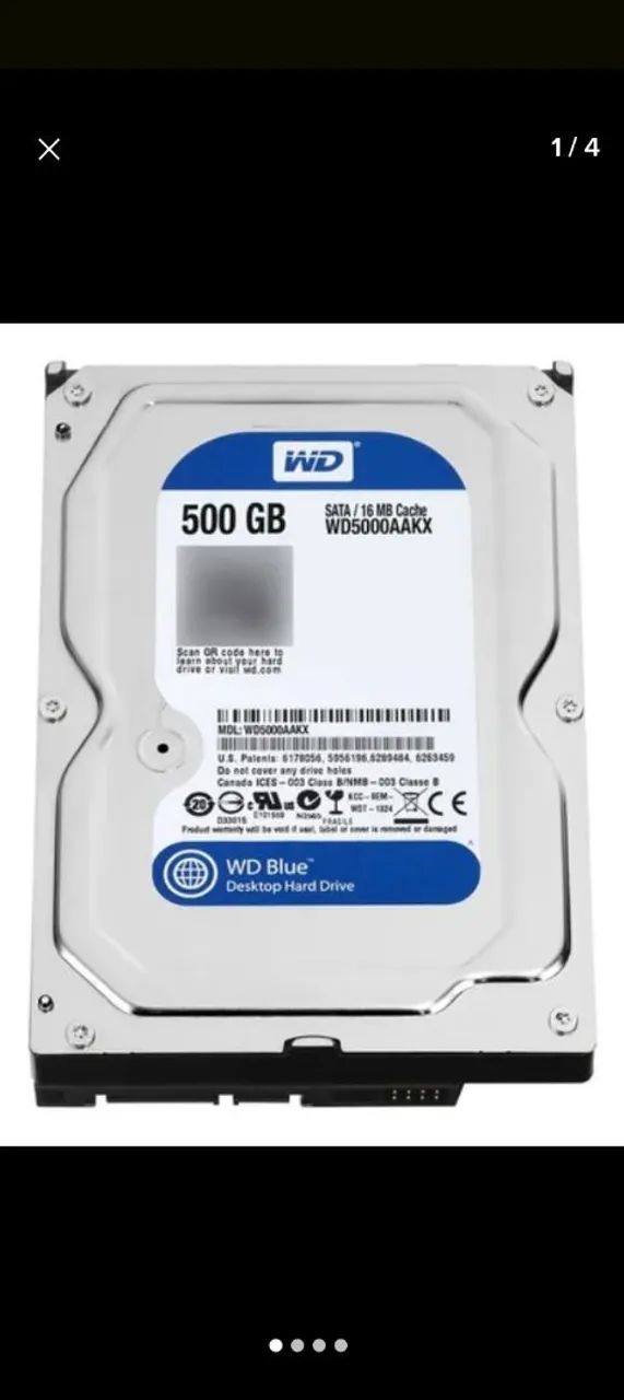 Hd sata de 500 gb para computador