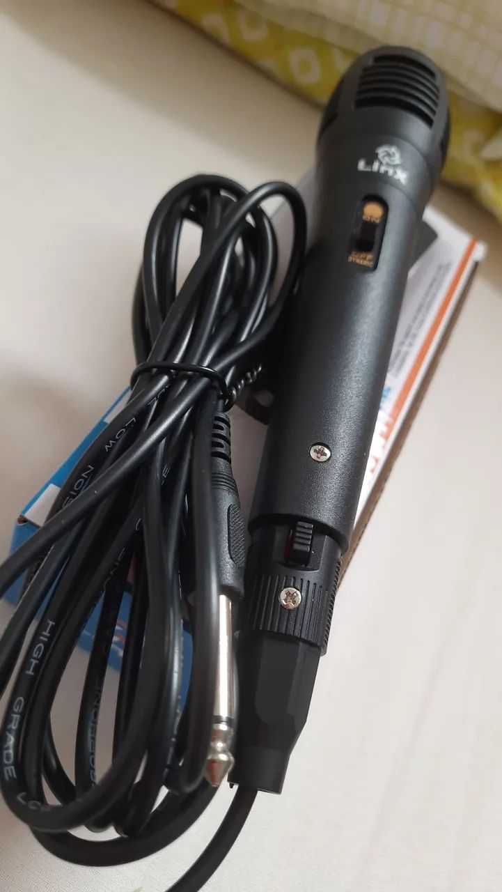 Microfone novo com fio de 2m  - Foto 4