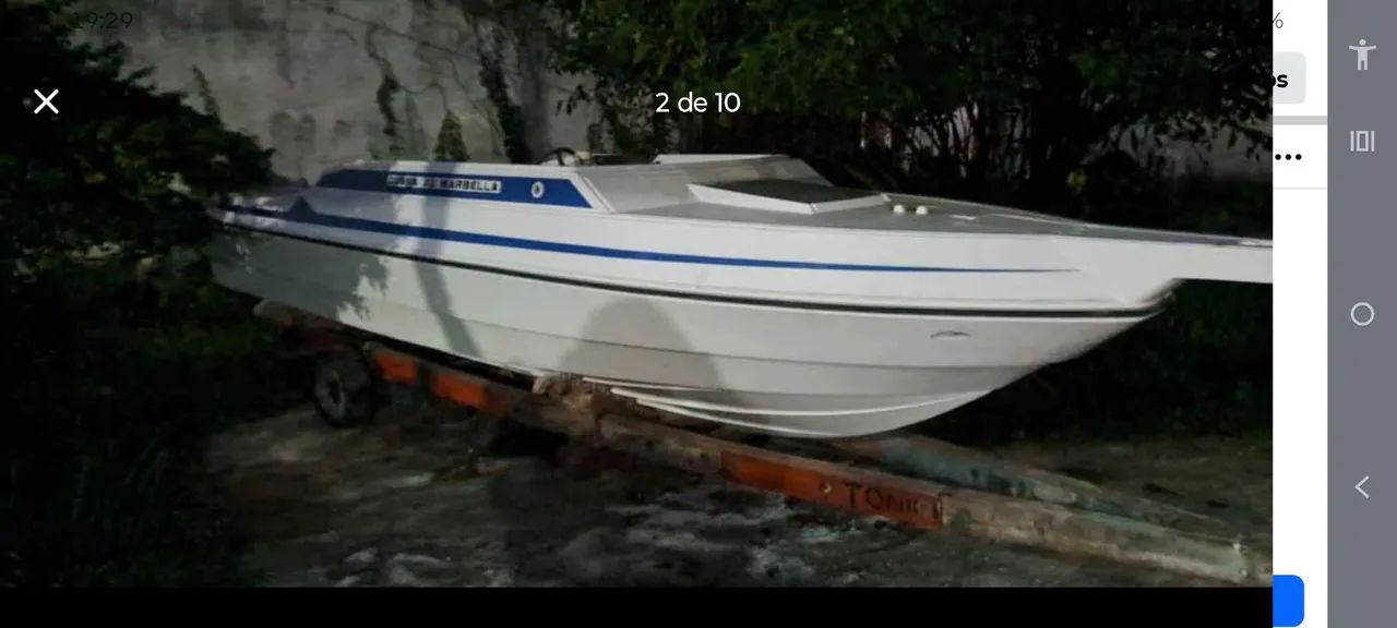 Lancha marbella 22 pés 
